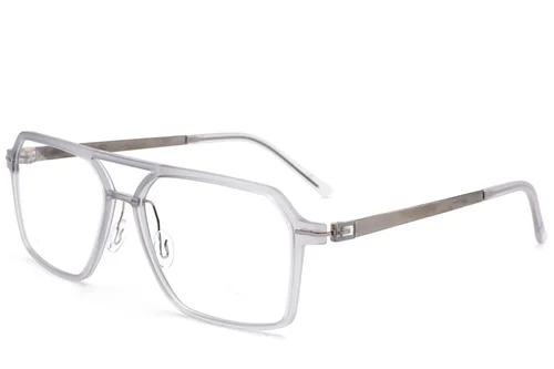 Aviator Grey Titanium Glasses #BS2012-1647