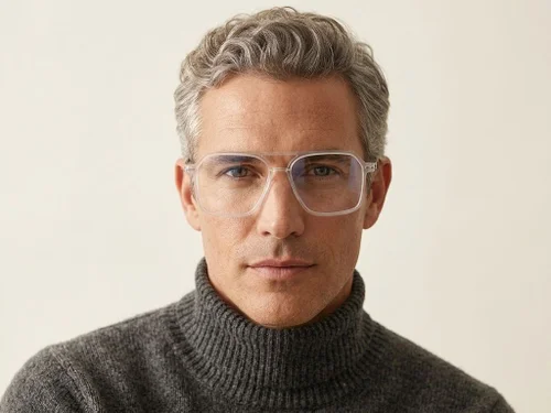 Aviator White Titanium Glasses #BS2012-1648