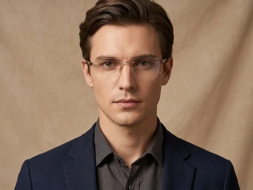 Invisible Pink Titanium Glasses #BS2012-1650