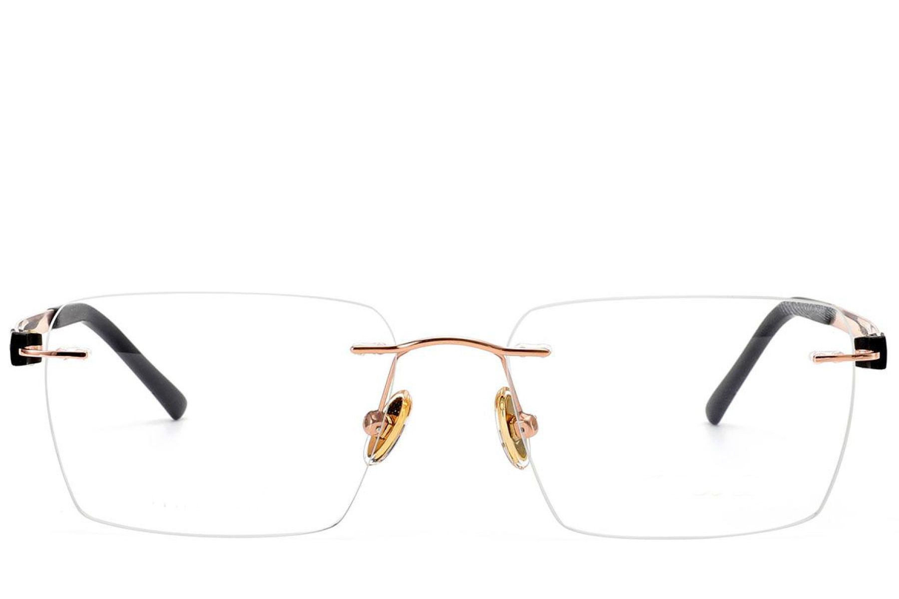 Invisible Pink Titanium Glasses #BS2012-1650