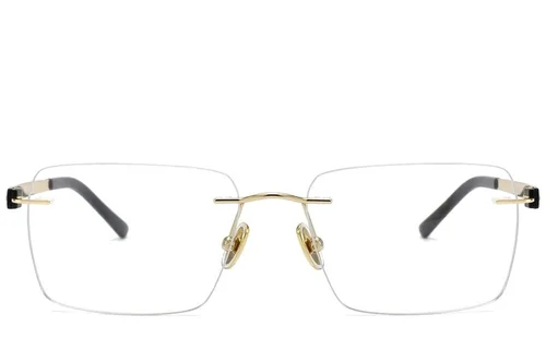 Invisible Golden Titanium Glasses #BS2012-1651