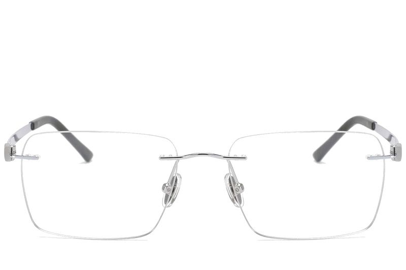 Invisible Silver Titanium Glasses #BS2012-1652