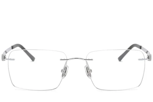 Invisible Silver Titanium Glasses #BS2012-1652