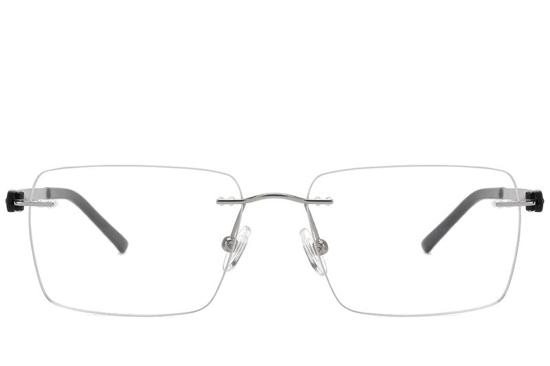 Invisible Grey Titanium Glasses #BS2012-1653