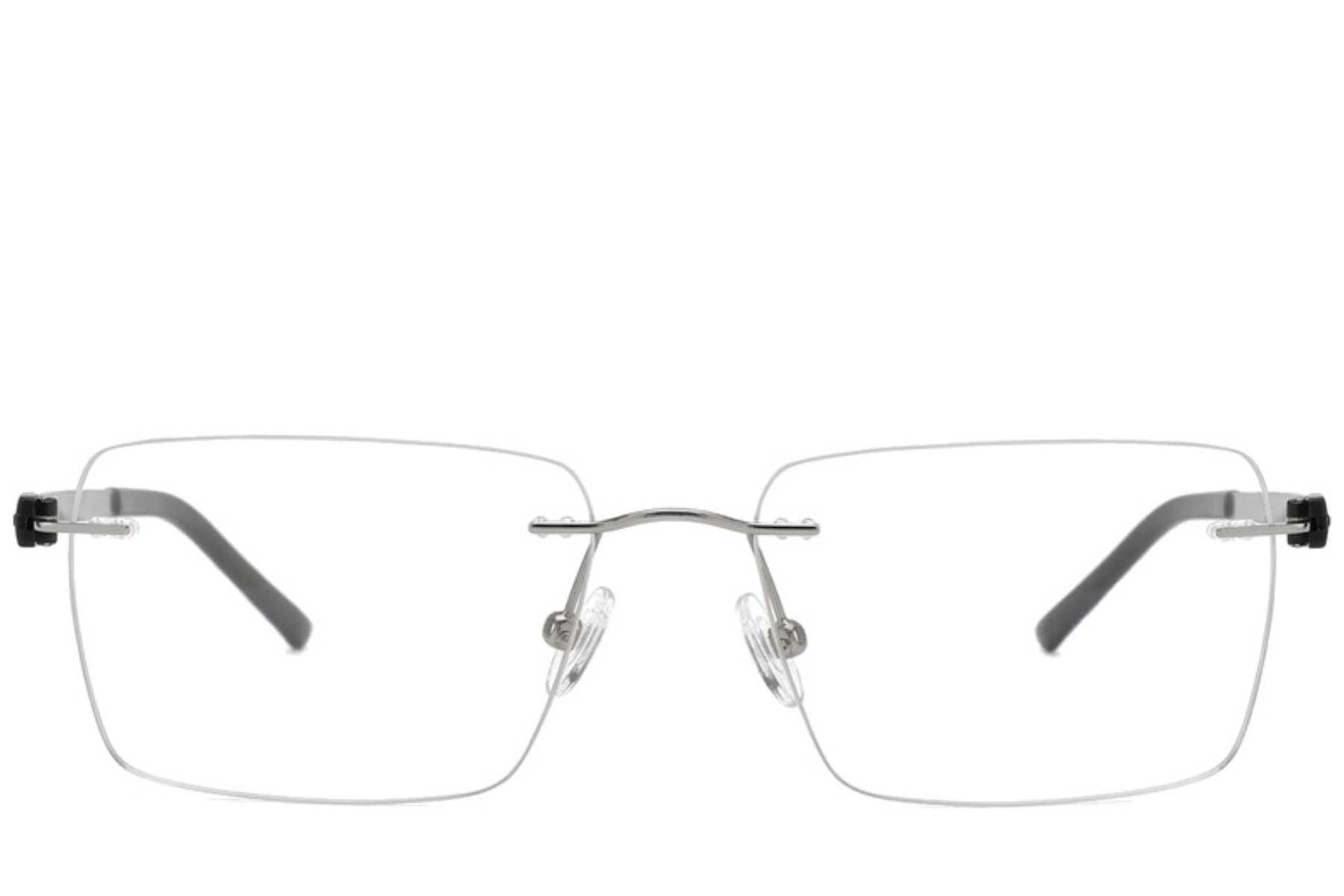 Invisible Grey Titanium Glasses #BS2012-1653