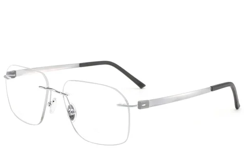 Invisible Silver Titanium Glasses #BS2012-1655