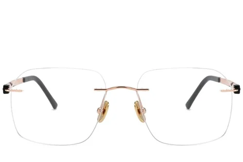 Invisible Pink Titanium Glasses #BS2012-1657