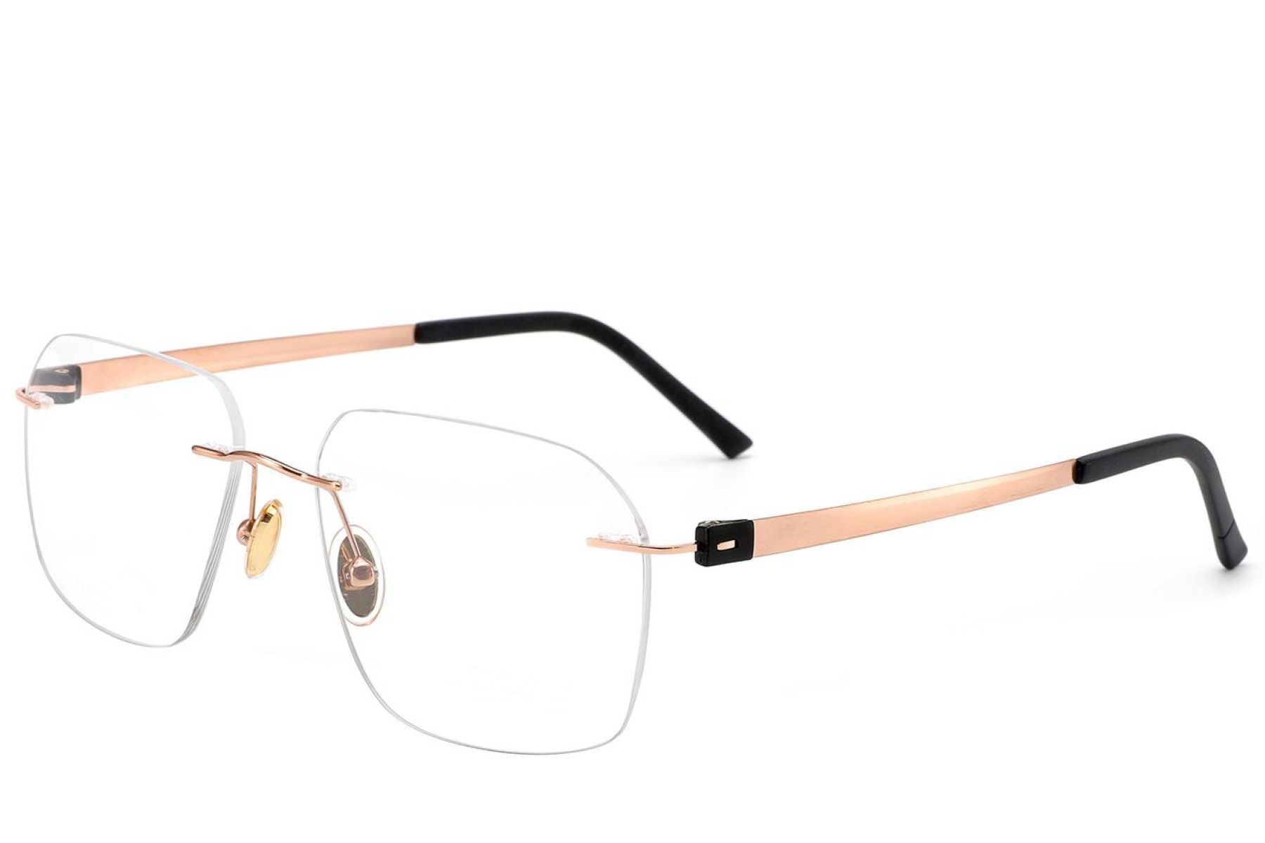Invisible Pink Titanium Glasses #BS2012-1657