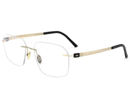 Invisible Golden Titanium Glasses #BS2012-1658