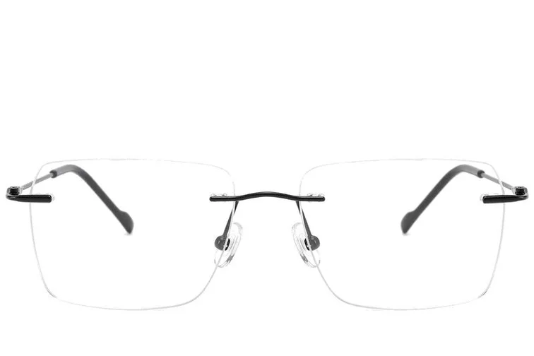 Gafas invisibles de titanio negro #BS2012-1664