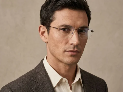 Lunettes invisibles en titane brun #BS2012-1666