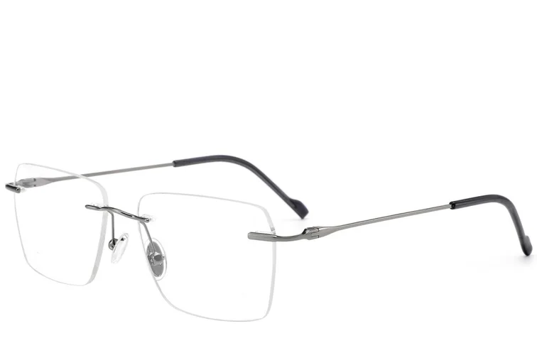 Invisible Grey Titanium Glasses #BS2012-1667