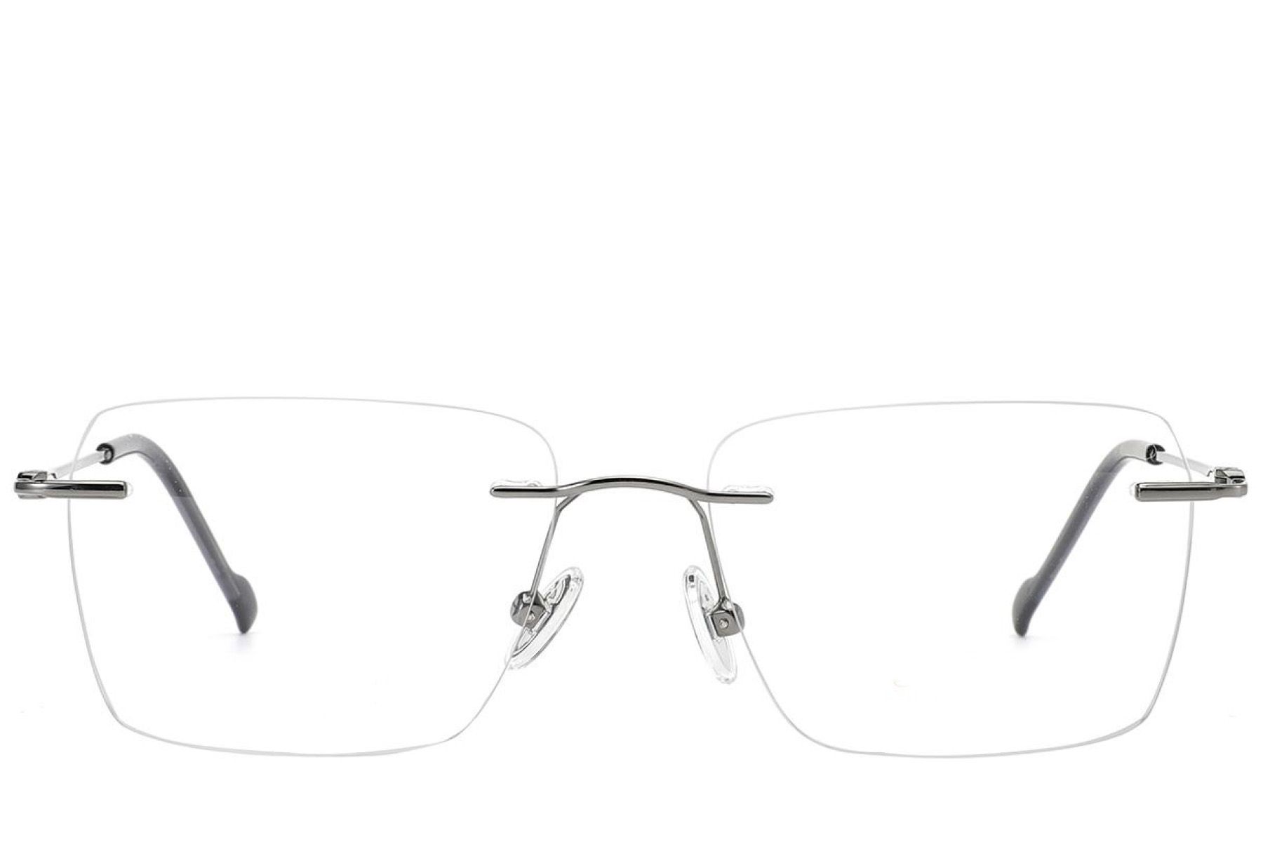 Invisible Grey Titanium Glasses #BS2012-1667