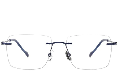 Lunettes invisibles en titane bleu #BS2012-1668