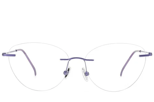 Lunettes invisibles en titane violet #BS2012-1671
