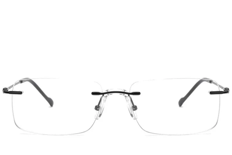 Invisible Black Titanium Glasses #BS2012-1674
