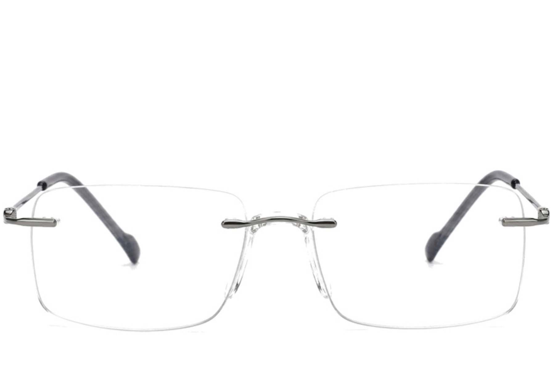 Gafas invisibles de titanio gris #BS2012-1676