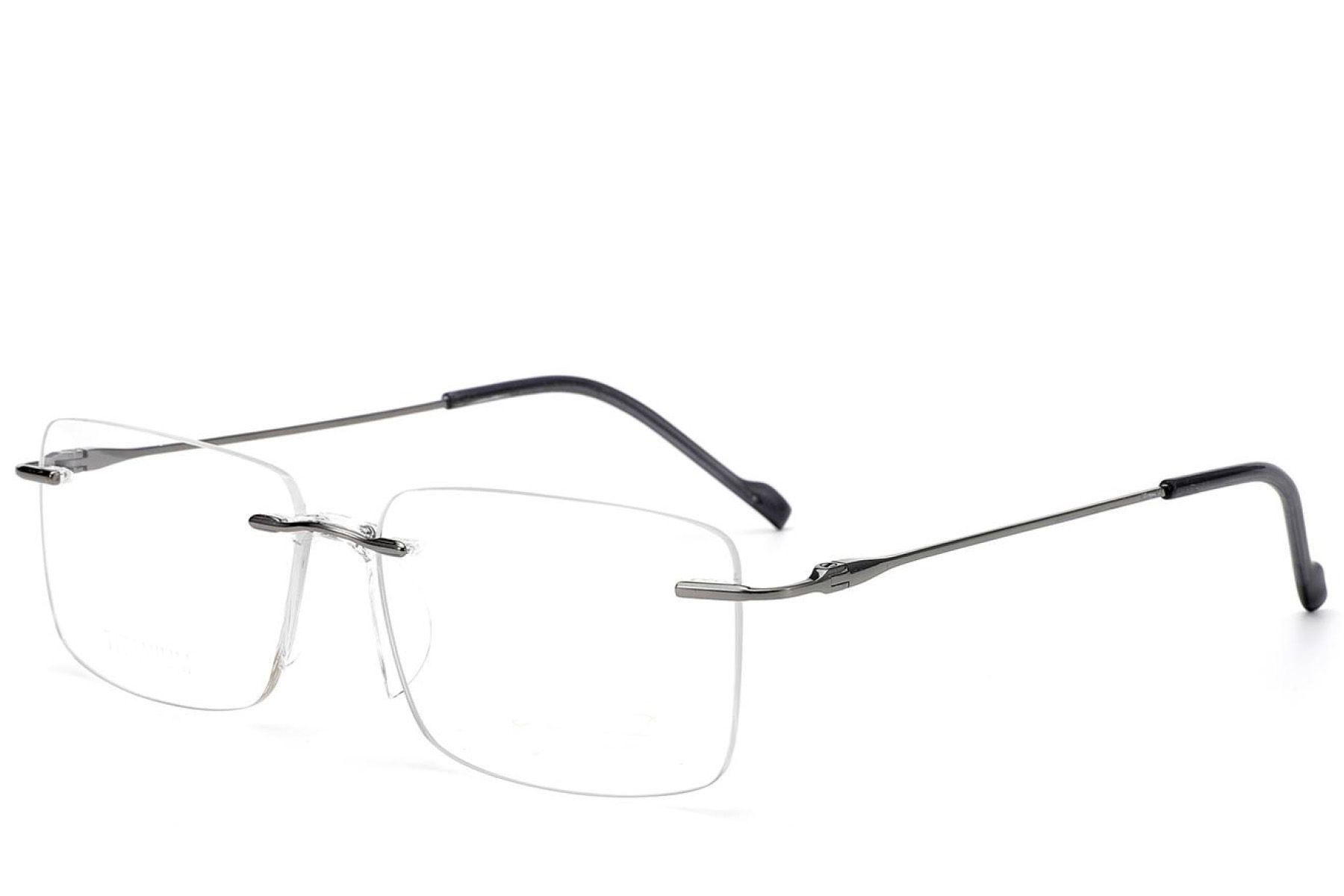 Invisible Grey Titanium Glasses #BS2012-1676