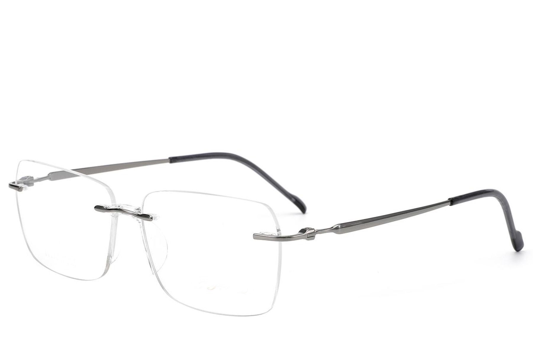 Invisible Grey Titanium Glasses #BS2012-1697