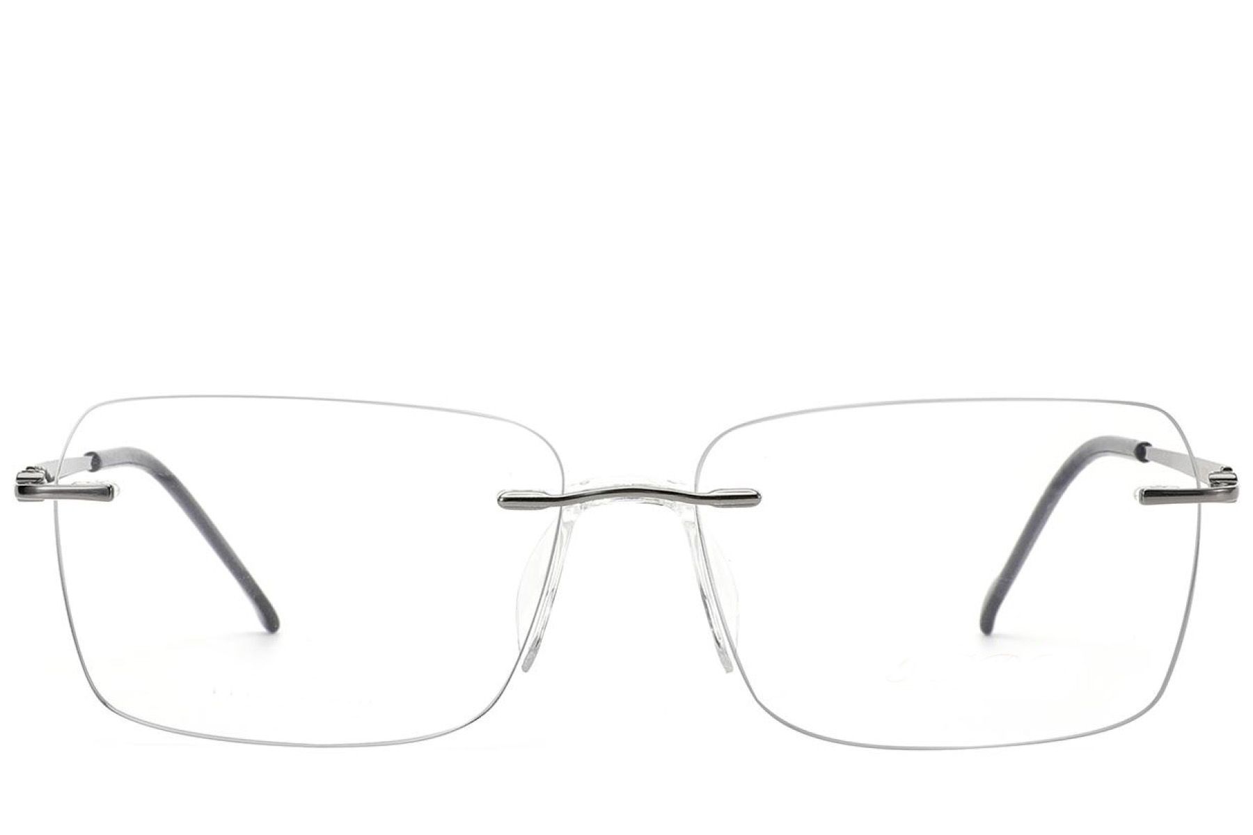 Invisible Grey Titanium Glasses #BS2012-1697