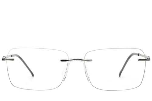 Lunettes invisibles en titane gris #BS2012-1697