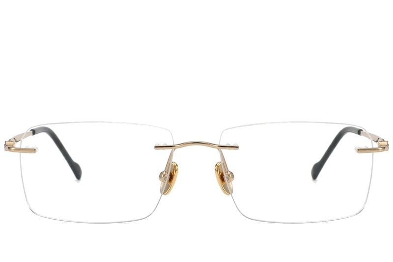 Invisible Golden Titanium Glasses #BS2012-1699