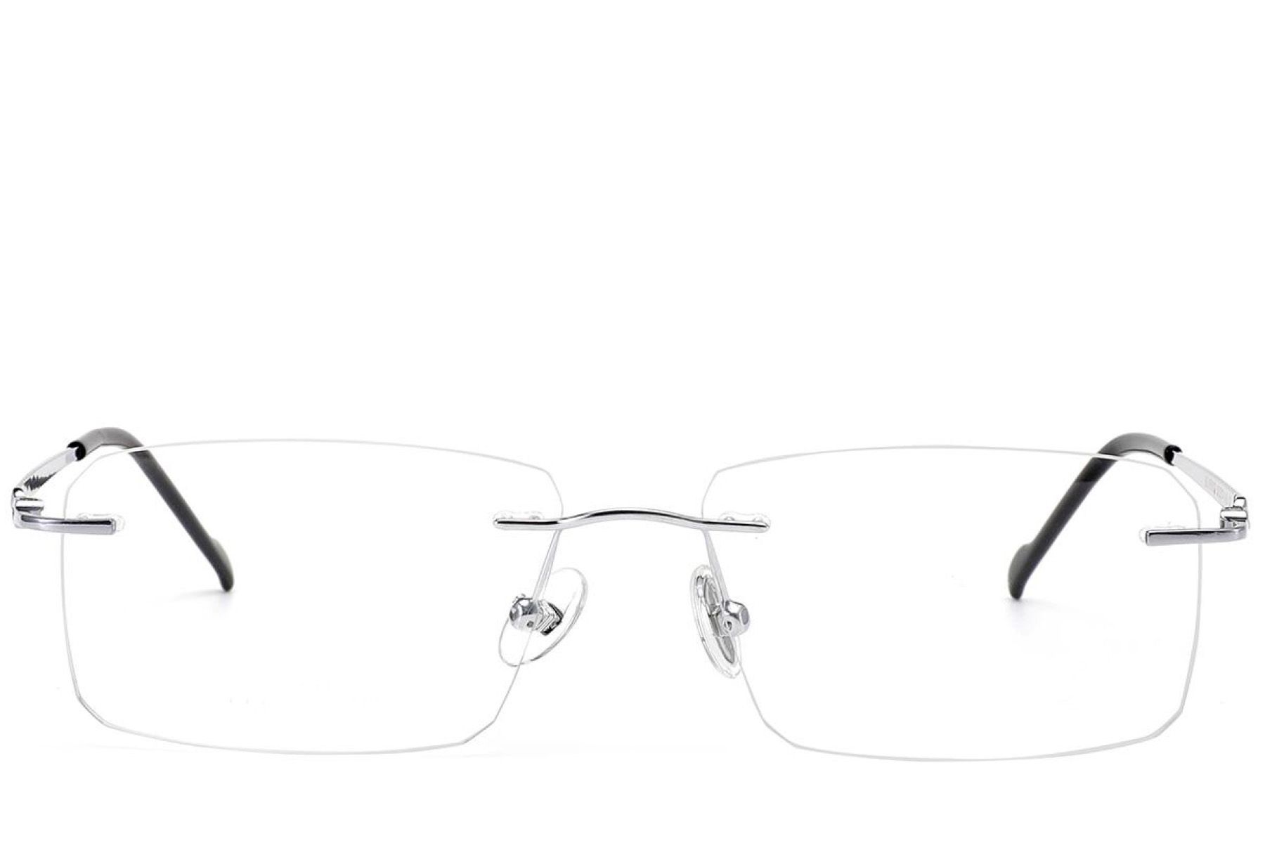 Invisible Silver Titanium Glasses #BS2012-1700