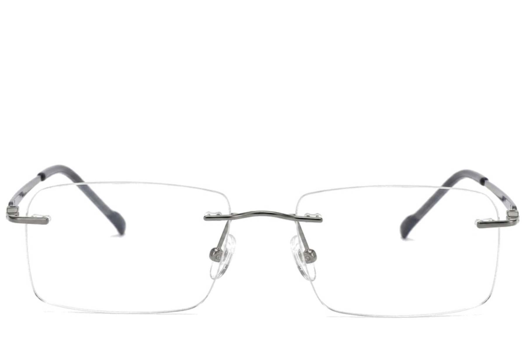 Gafas invisibles de titanio gris #BS2012-1702