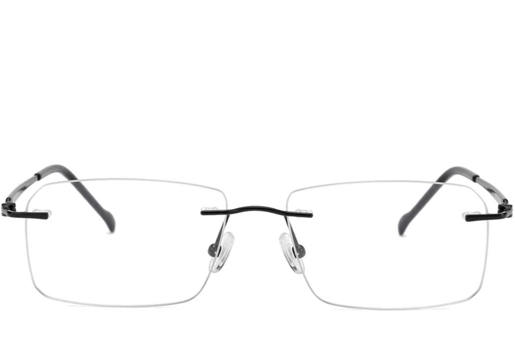 Invisible Black Titanium Glasses #BS2012-1703