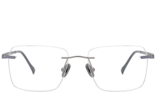 Lunettes invisibles en titane gris #BS2012-1705