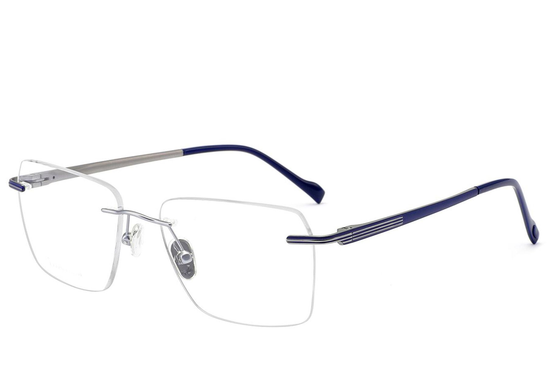 Invisible Silver Titanium Glasses #BS2012-1706