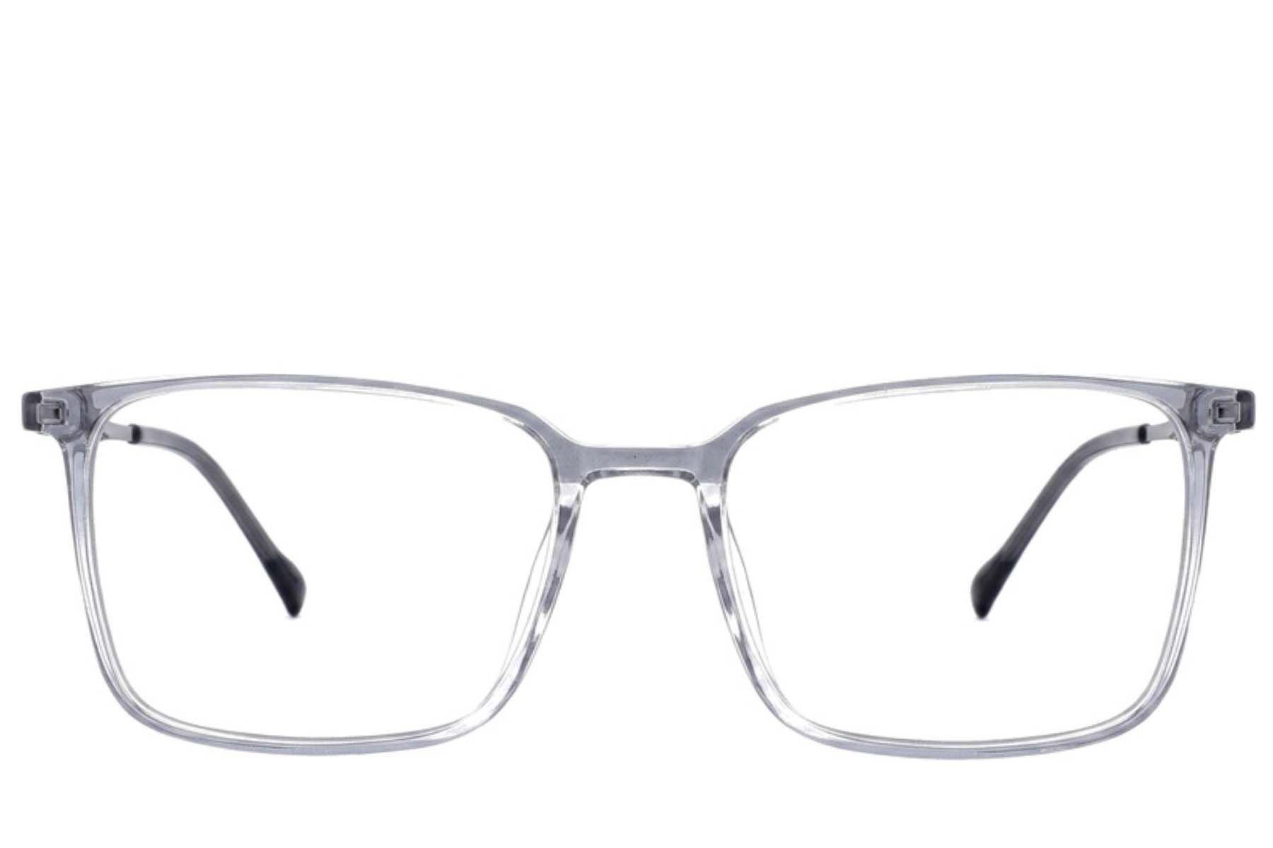 Rectangular Grey Titanium Glasses #BS2012-1711