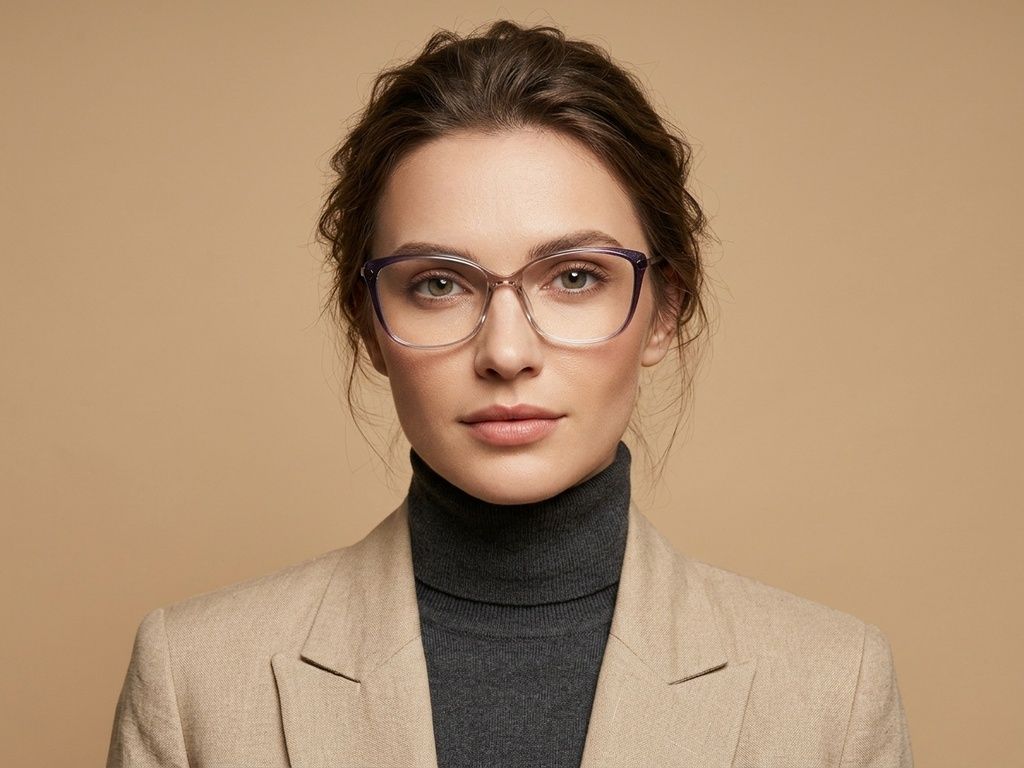 Butterfly Brown Titanium Glasses #BS2012-1721