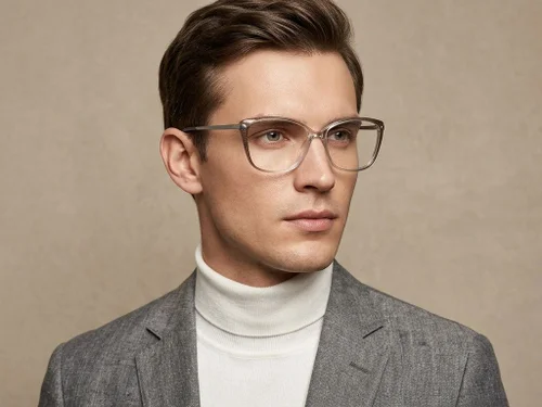 Lunettes en titane vert papillon #BS2012-1722