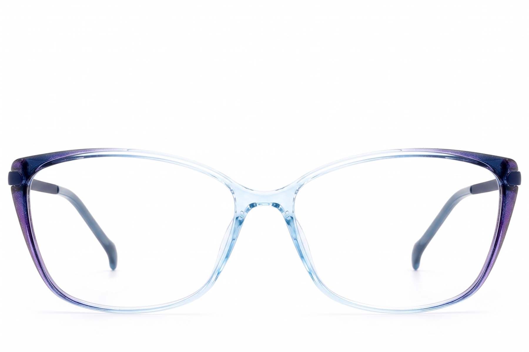 Butterfly Blue Titanium Glasses #BS2012-1724