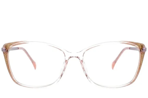 Lunettes papillon en titane rose #BS2012-1725