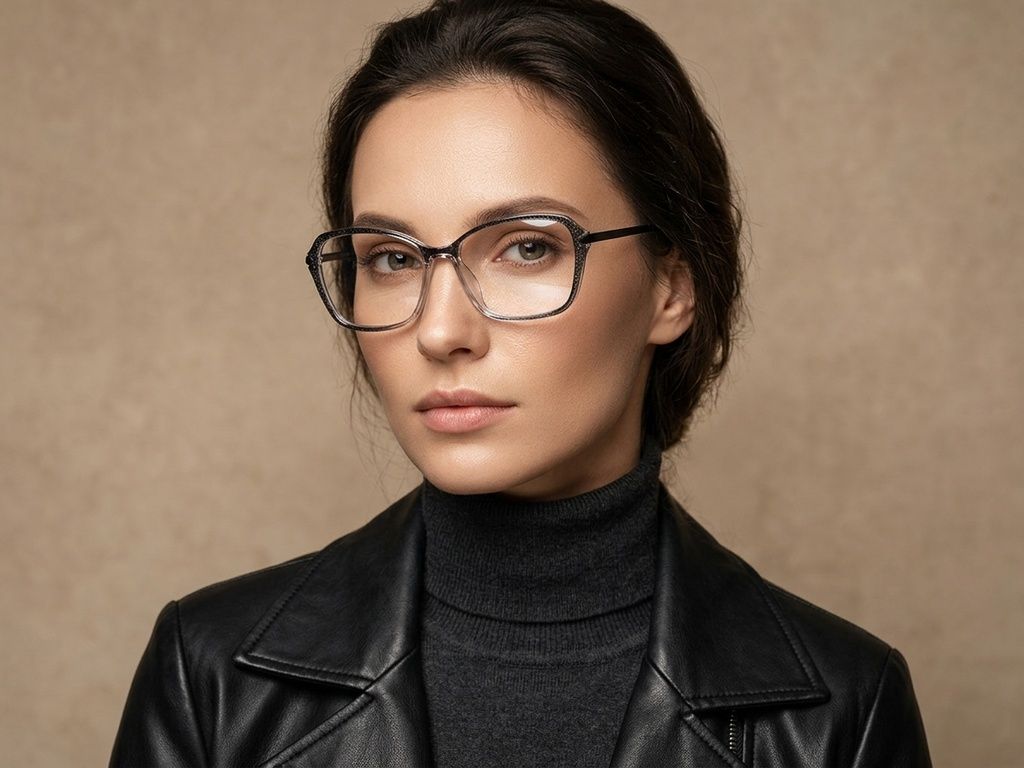 Butterfly Black Titanium Glasses #BS2012-1726