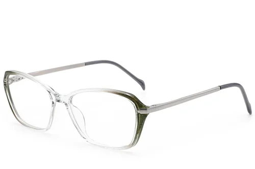 Lunettes en titane vert papillon #BS2012-1728