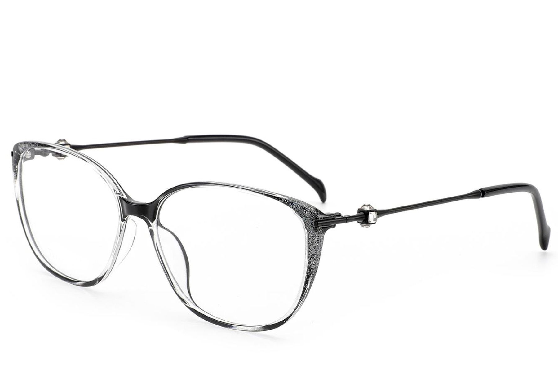 Butterfly Black Titanium Glasses #BS2012-1732
