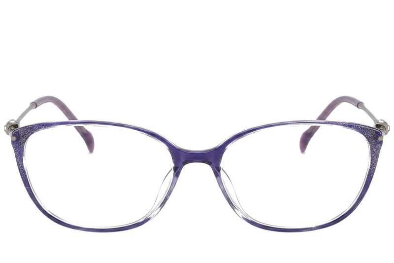 Butterfly Purple Titanium Glasses #BS2012-1736