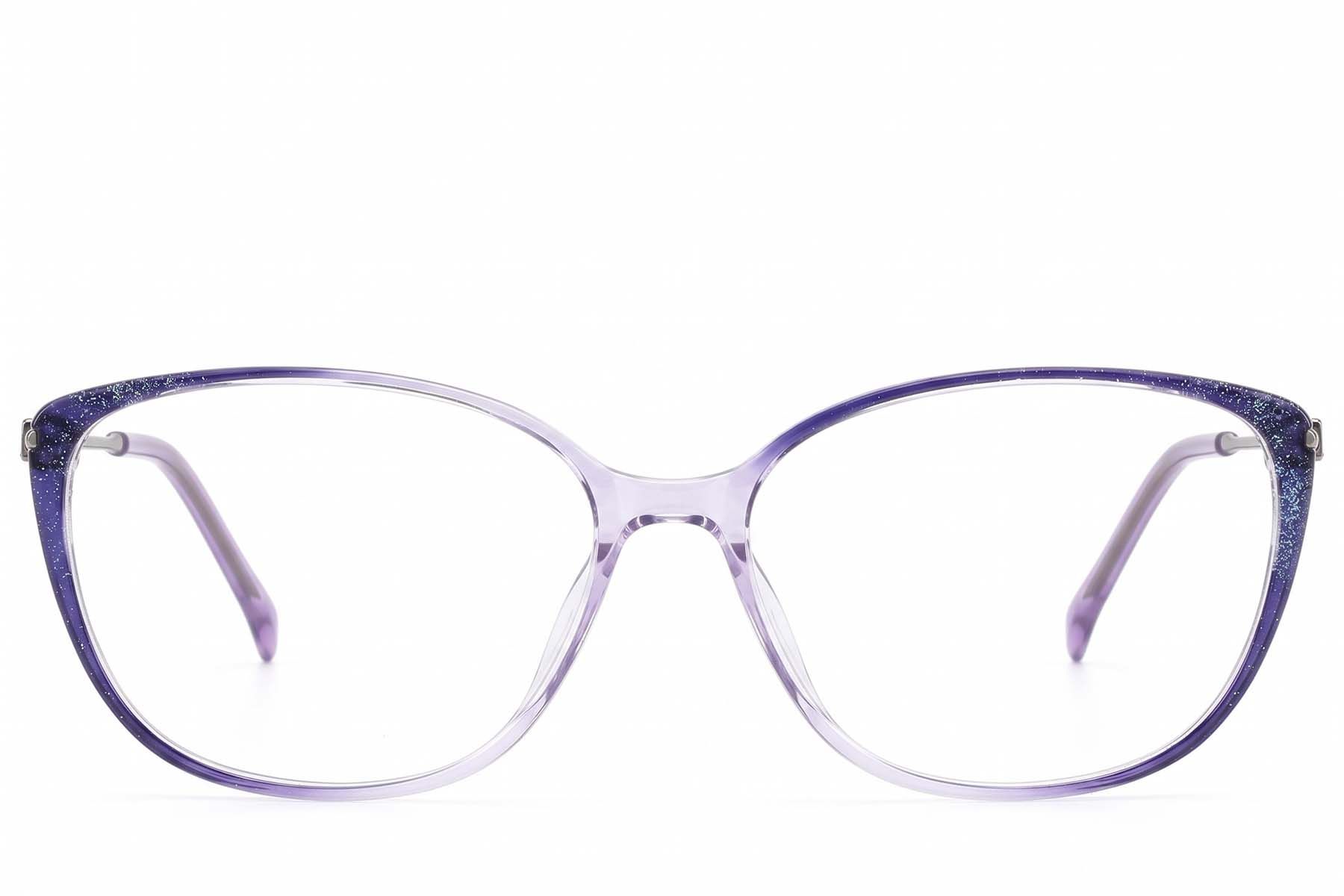 Gafas de titanio color púrpura mariposa #BS2012-1736