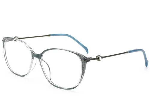 Lunettes en titane vert papillon #BS2012-1737