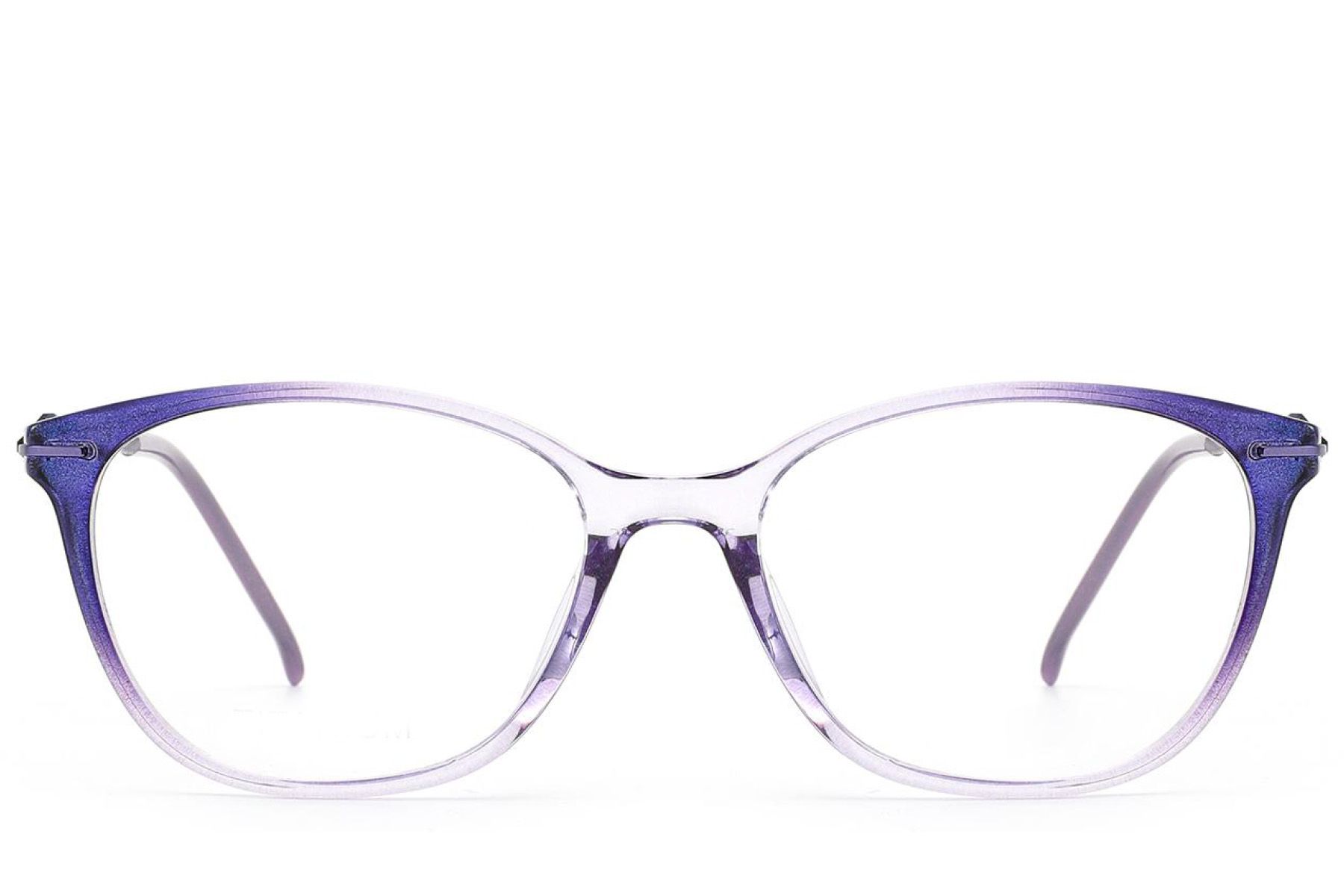 Oval Purple Titanium Glasses #BS2012-1742