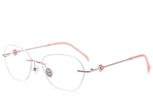 Lunettes invisibles en titane rose #BS2012-1750