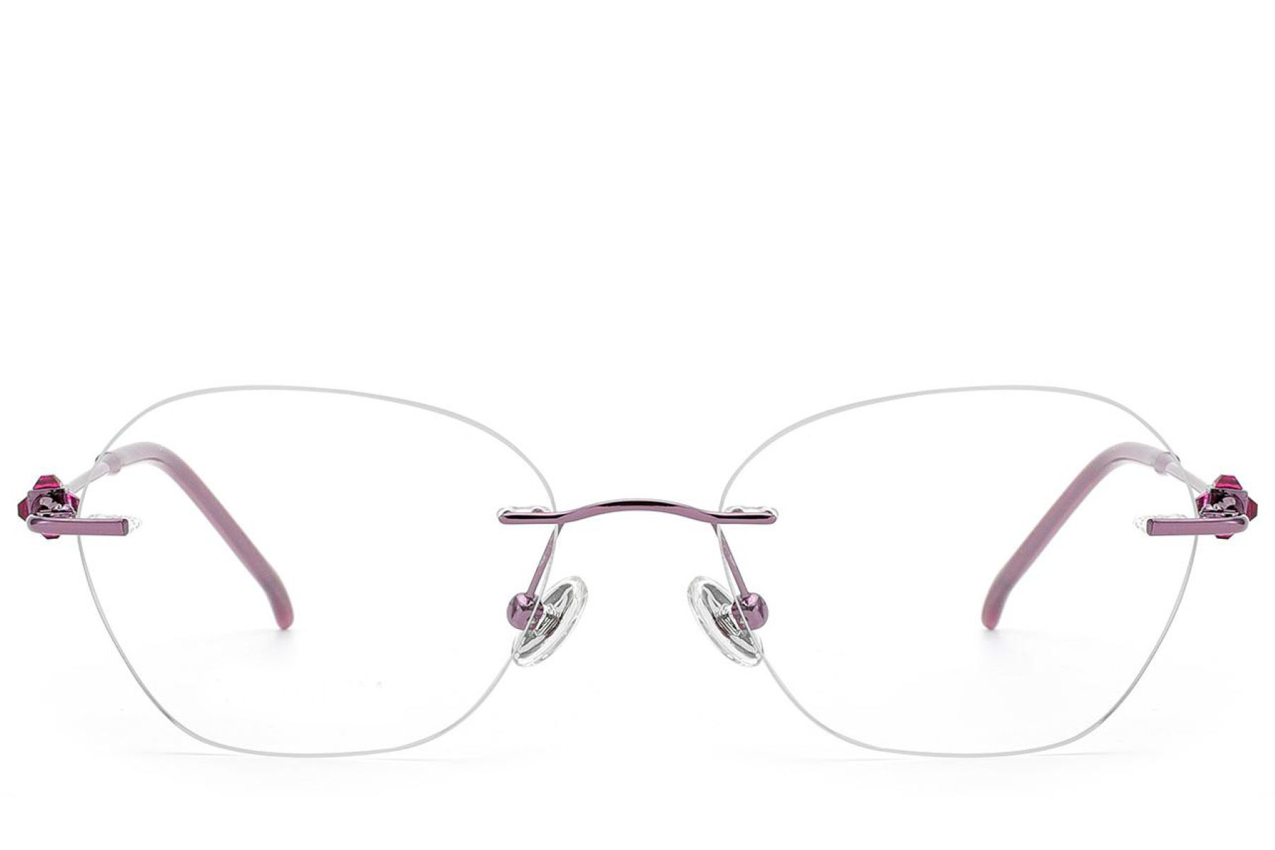 Gafas invisibles de titanio color púrpura #BS2012-1751