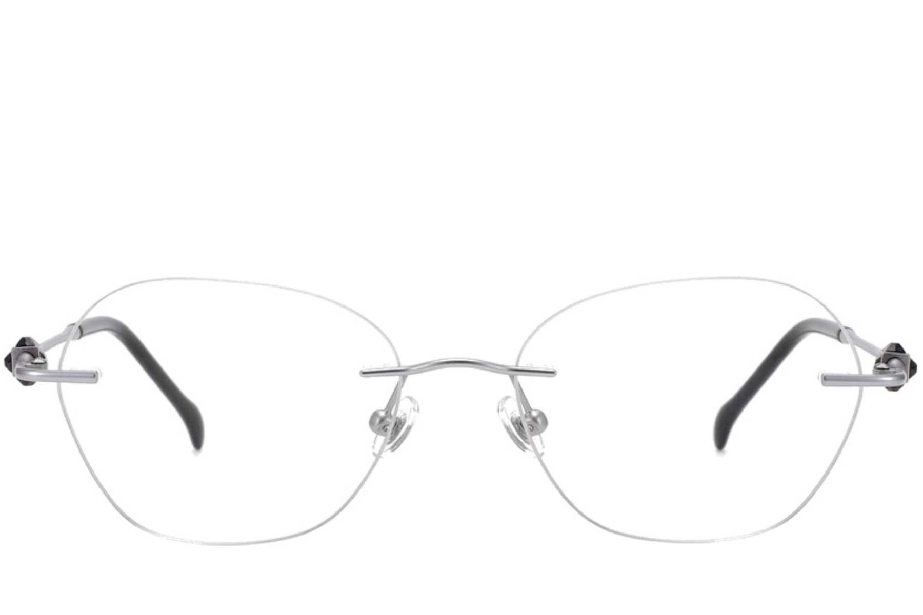 Invisible Silver Titanium Glasses #BS2012-1752