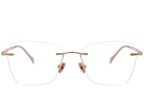 Lunettes invisibles en titane rose #BS2012-1759