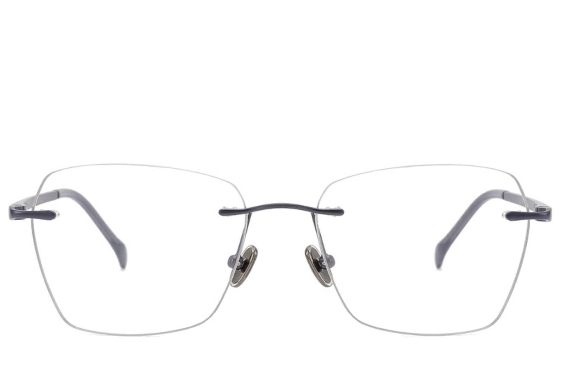 Gafas invisibles de titanio gris #BS2012-1761