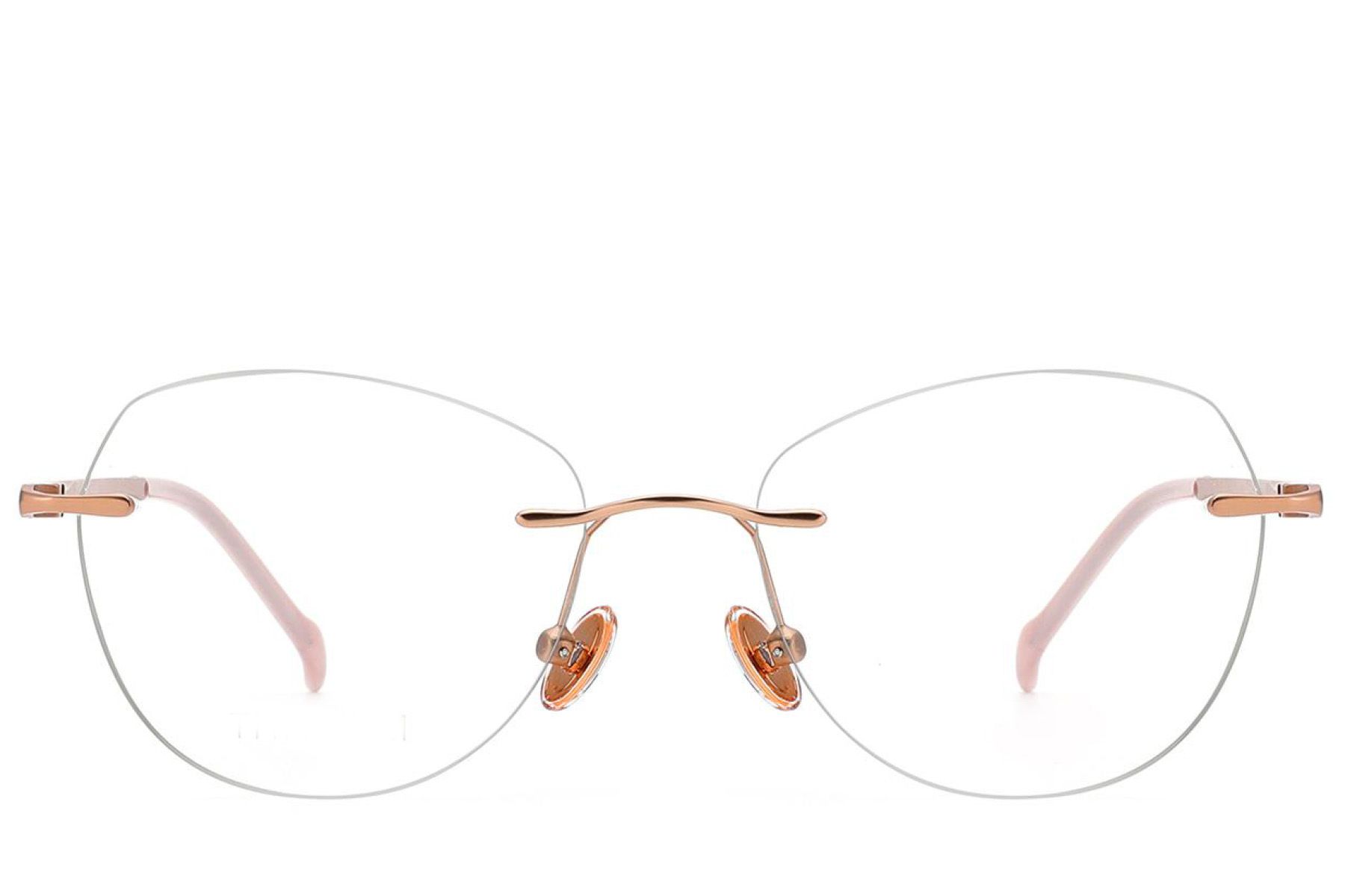 Gafas invisibles de titanio rosa #BS2012-1764