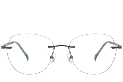 Lunettes invisibles en titane vert #BS2012-1767